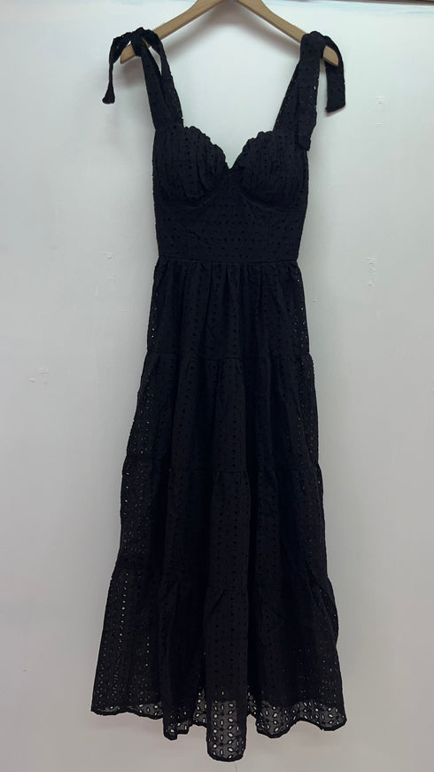 Summer Tie Straps Padded Sun Dress
